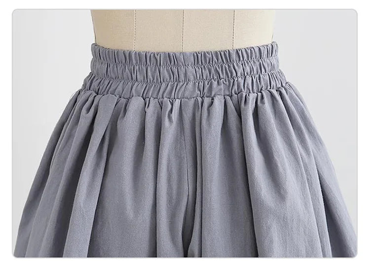 Summer Women Shorts High Waist Loose Chiffon Shorts Female Slacks Female Shorts