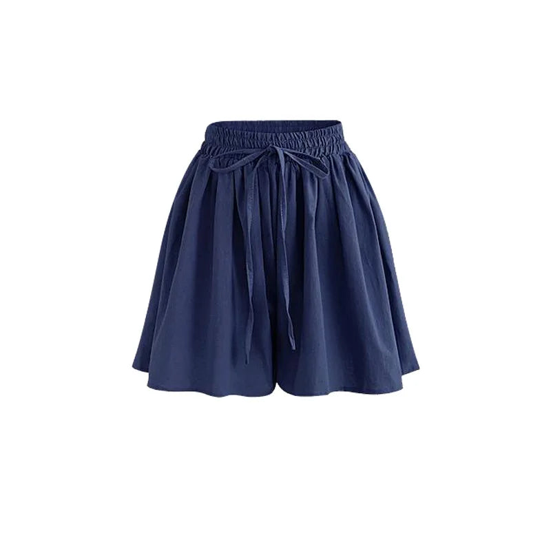 Summer Women Shorts High Waist Loose Chiffon Shorts Female Slacks Female Shorts