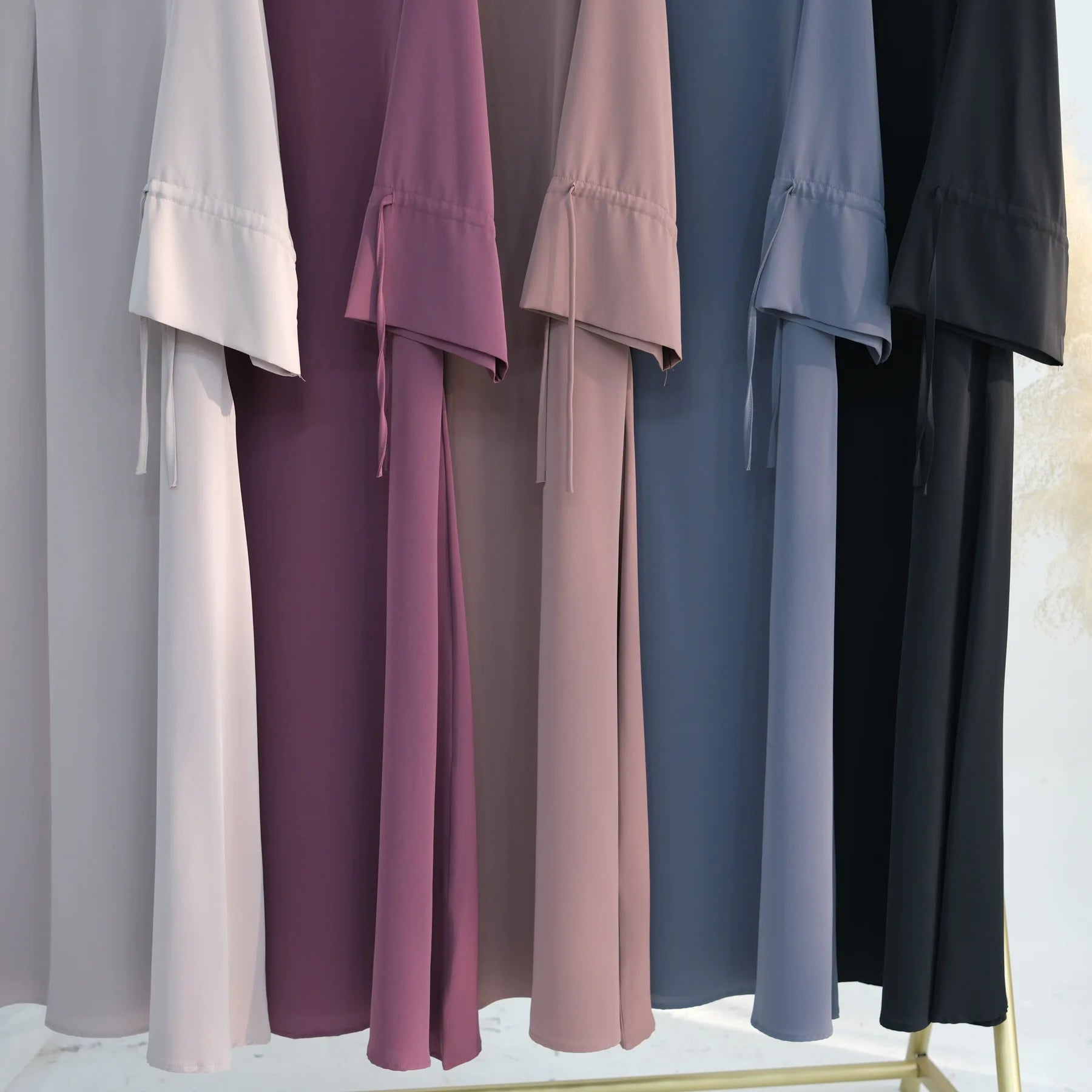 Ramadan Arabic Muslim Women Modest Dress Elegant Dubai Plain Abaya Islamic Church Clothing Fashion Loose Turkey Solid Robe