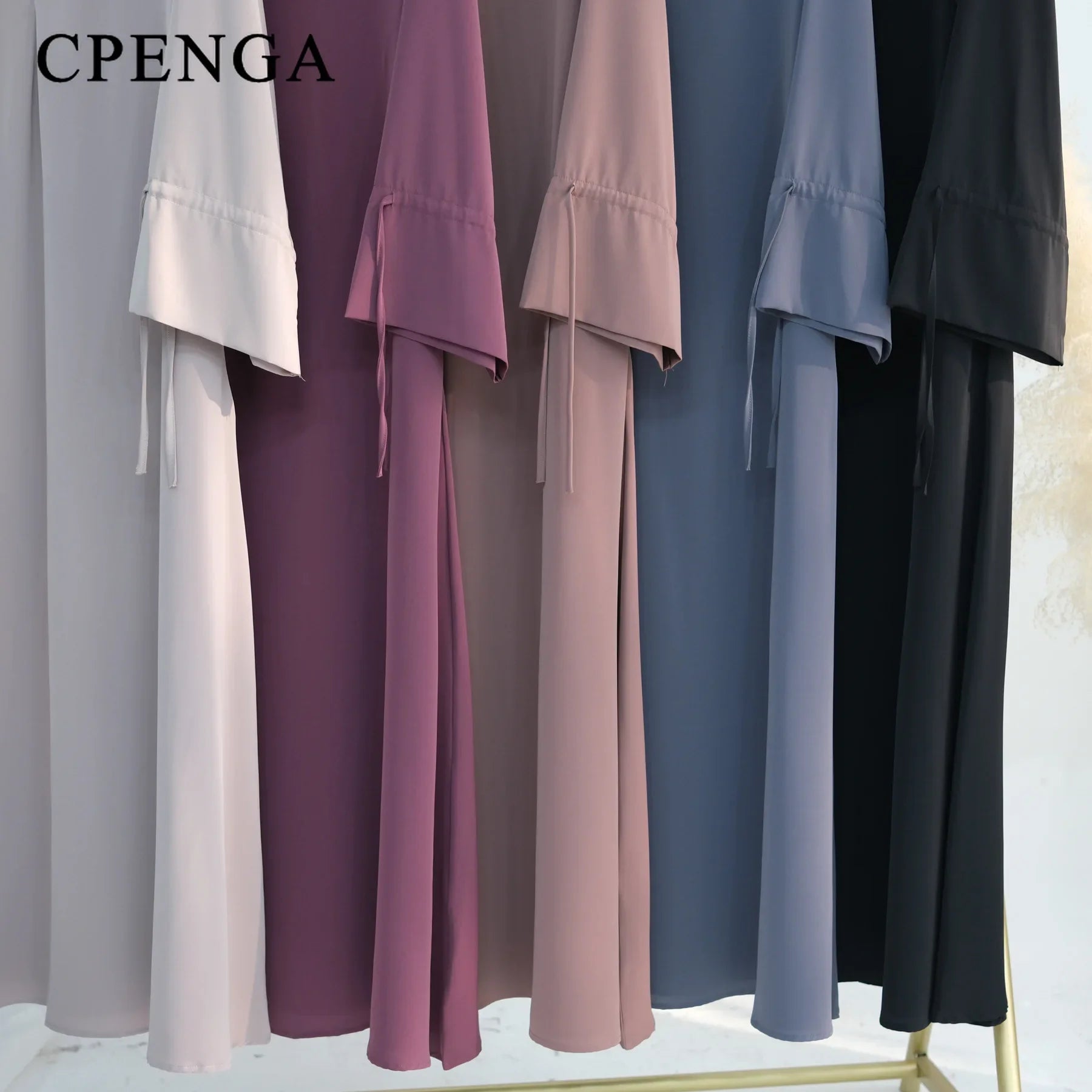 Ramadan Arabic Muslim Women Modest Dress Elegant Dubai Plain Abaya Islamic Church Clothing Fashion Loose Turkey Solid Robe